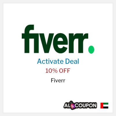 Coupon discount code for Fiverr 10% OFF