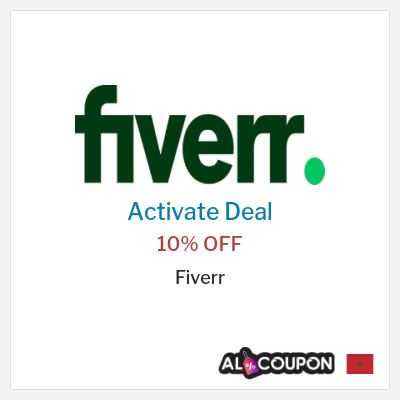 Coupon discount code for Fiverr 10% OFF