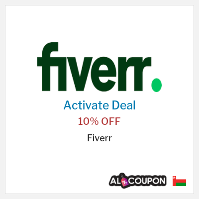 Coupon discount code for Fiverr 10% OFF