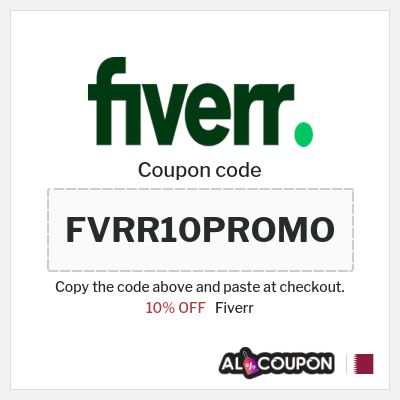 Coupon for Fiverr (FVRR10PROMO) 10% OFF