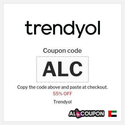 Coupon discount code for Trendyol Up to 50% OFF