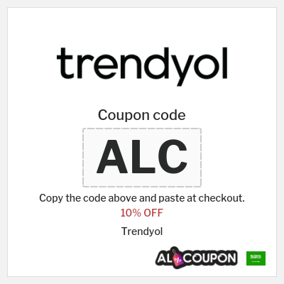 Coupon for Trendyol (ALC) 10% OFF