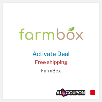 Coupon discount code for FarmBox 20% OFF