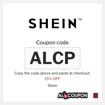 Coupon for Shein (ALCP) 15% OFF 