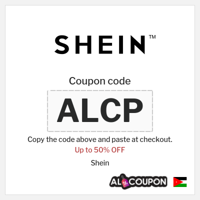 Coupon for Shein (ALCP) Up to 50% OFF