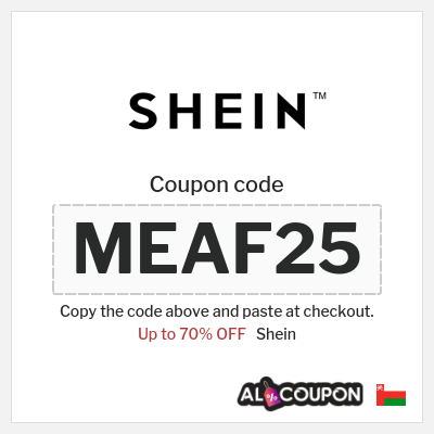 Shein Coupon (MEAF25) SHEIN Coupon Code  2026