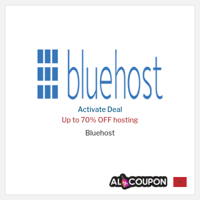 Coupon discount code for Bluehost Up to 50% OFF