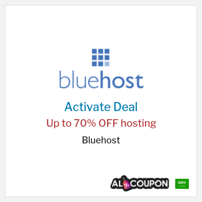 Coupon discount code for Bluehost Up to 50% OFF