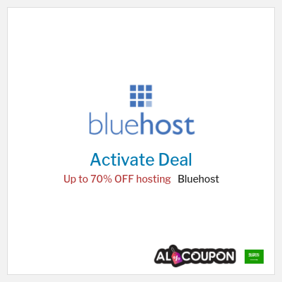 Special Deal for Bluehost Up to 70% OFF hosting