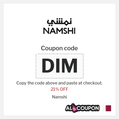 Coupon discount code for Namshi Exclusive 15% OFF Discount