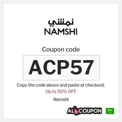 Coupon discount code for Namshi Up to 50% OFF