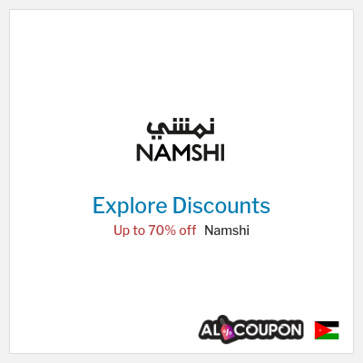 Coupon discount code for Namshi Up to 50% OFF