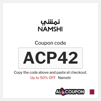 Coupon discount code for Namshi Up to 50% OFF