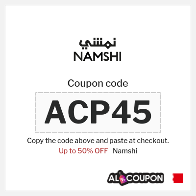 Coupon discount code for Namshi Up to 50% OFF