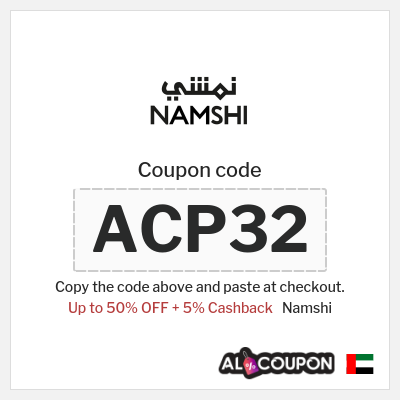 Coupon discount code for Namshi Up to 50% Coupons & Deals
