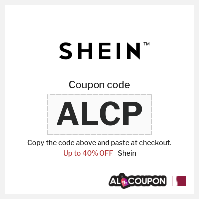 Coupon for Shein (ALCP) Up to 40% OFF