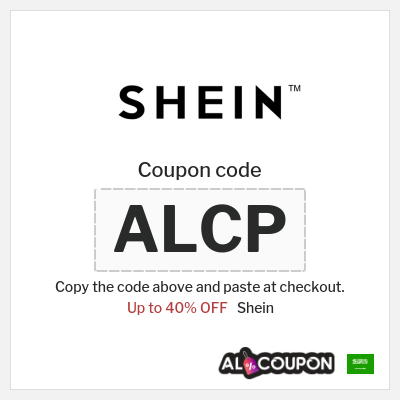 Coupon for Shein (ALCP) Up to 40% OFF