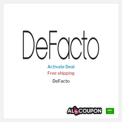 Coupon discount code for DeFacto Exclusive 15% OFF