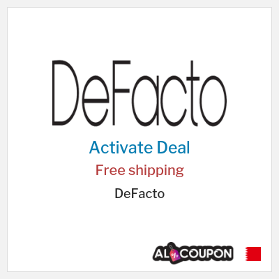Coupon discount code for DeFacto Exclusive 10% OFF