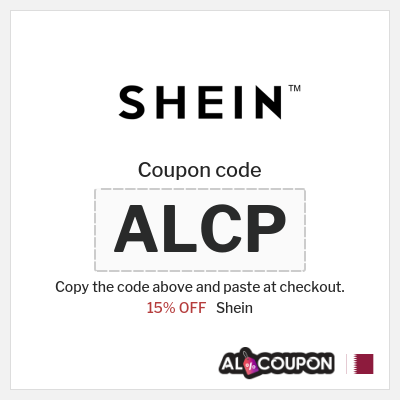 Coupon for Shein (ALCP) 15% OFF