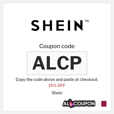 Coupon for Shein (ALCP) 15% OFF