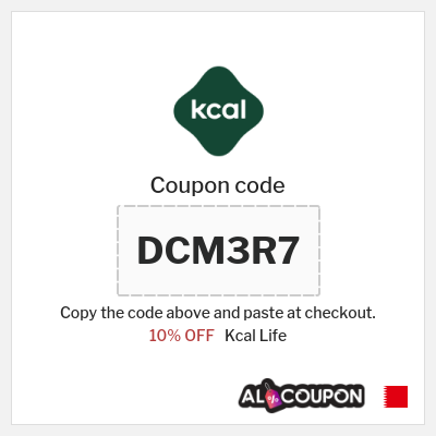 Coupon discount code for Kcal Life 10% OFF