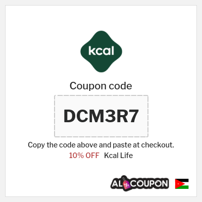 Coupon discount code for Kcal Life 10% OFF