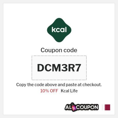 Coupon discount code for Kcal Life 10% OFF