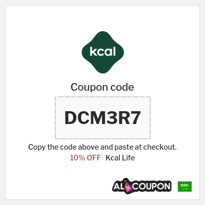 Coupon discount code for Kcal Life 10% OFF