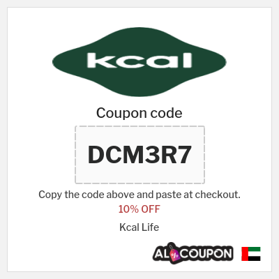 Coupon for Kcal Life (DCM3R7 ) 10% OFF