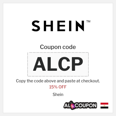 Coupon for Shein (ALCP) 15% OFF