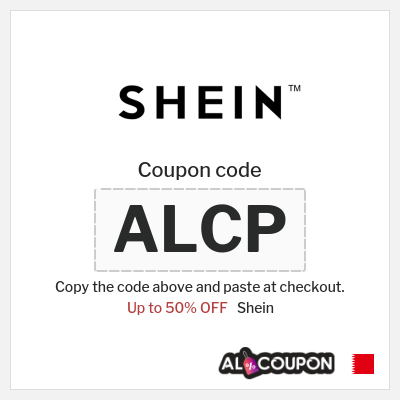 Coupon for Shein (ALCP) Up to 50% OFF