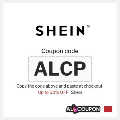 Coupon for Shein (ALCP) Up to 50% OFF