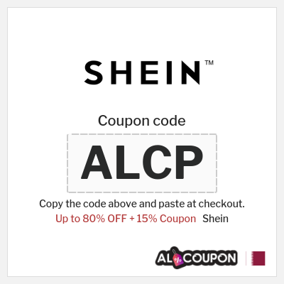 Coupon for Shein (ALCP) Up to 80% OFF + 15% Coupon