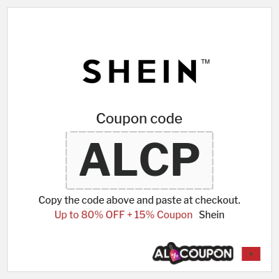 Coupon for Shein (ALCP) Up to 80% OFF + 15% Coupon