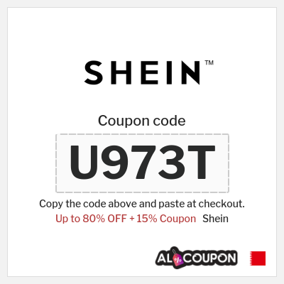 Shein Coupon (U973T) SHEIN Discount Code Bahrain 2026