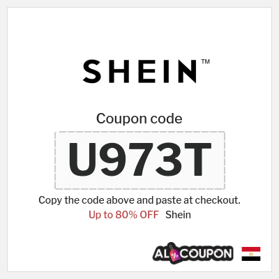 Coupon for Shein (U973T) Up to 80% OFF