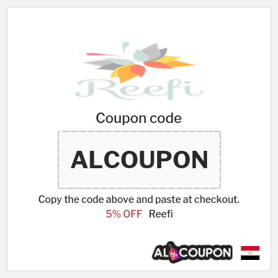 Coupon discount code for Reefi 5% OFF