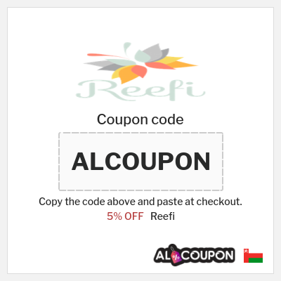 Coupon discount code for Reefi 5% OFF