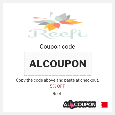 Coupon discount code for Reefi 5% OFF