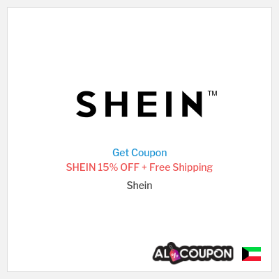 Coupon for Shein (ALCP) SHEIN 15% OFF + Free Shipping