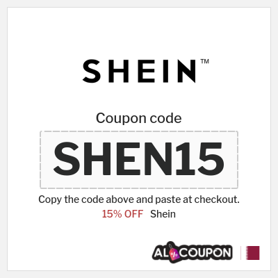 Coupon for Shein (SHEN15) 15% OFF