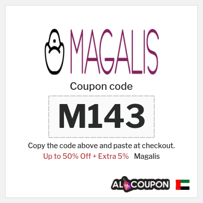 Coupon discount code for Magalis 5% OFF