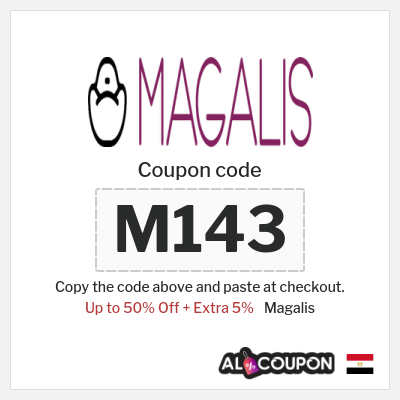 Coupon discount code for Magalis 5% OFF