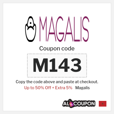 Coupon discount code for Magalis 5% OFF