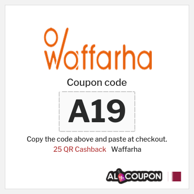 Coupon discount code for Waffarha 25 QR Cashback