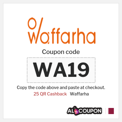 Coupon discount code for Waffarha 25 QR Cashback