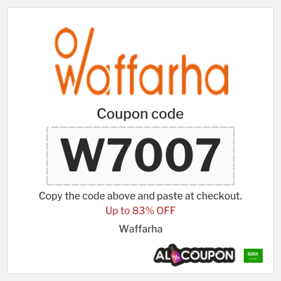 Coupon discount code for Waffarha 10% OFF