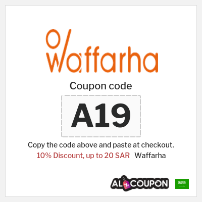 Coupon discount code for Waffarha Exclusive 10% Coupons