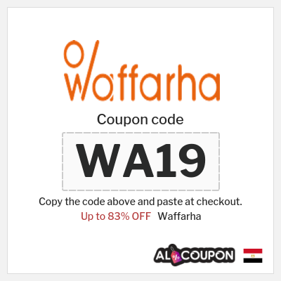 Waffarha Coupon (WA19) Waffarha offers up to 83% off
